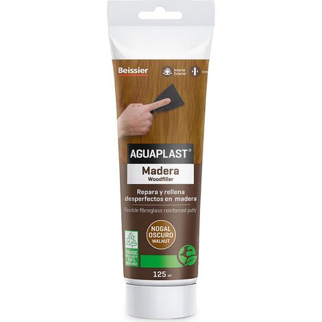 Reparaturspachtel für dunkles Walnussholz (125 ml) WASSERPLAST 24907 (1/2)