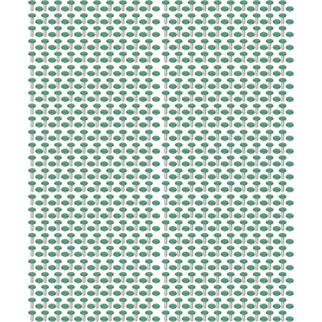 Lot de 500 rivets en cuir 6x8mm, double couverture en fer rond, déco électroplaquée, kit de bricolage artisanal vert (1/5)