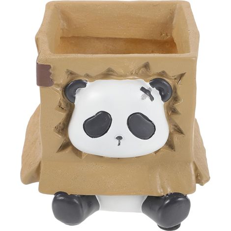 stylo multifonctionnel en résine motif panda petit pot pour (1/5)