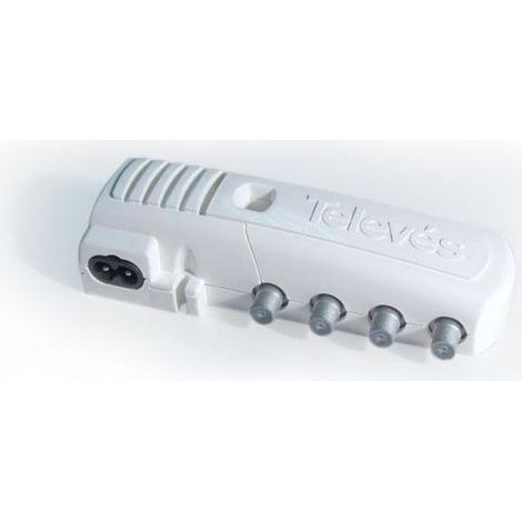 Indoor-TV-Verstärker 1Eingang 6 Ausgänge F DTT-Anschluss TELEVES 5531