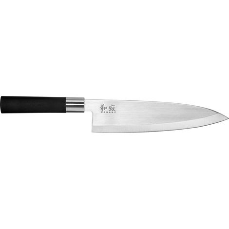 Kai Wasabi Black Deba Cuchillo de Cocina Negro 21 cm (1/2)