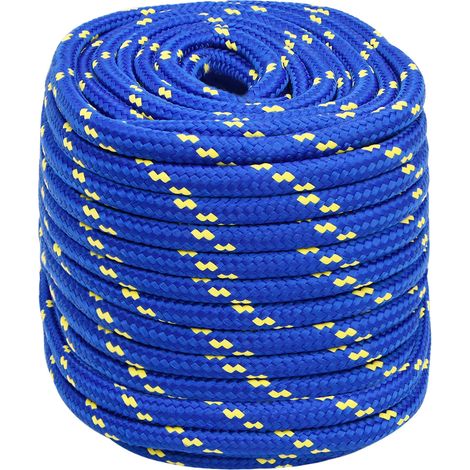 Corde utilitaire polyvalente 16 mm 25 m Bleu PP vidaXL (1/5)