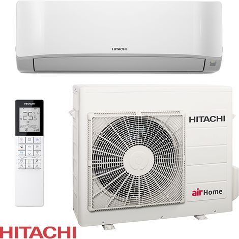 HITACHI AirHome 400 RAK-DJ70 + RAC-DJ70WHAE Inverter-Klimagerät – 24.000 BTU (A++/A+)