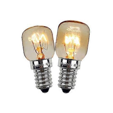 Premium-Kühlschrank-/Gefrierschrank-Glühbirne/Lampe E14-Schraubgewinde 15 W 240 V Wolfram. (2 Stück)