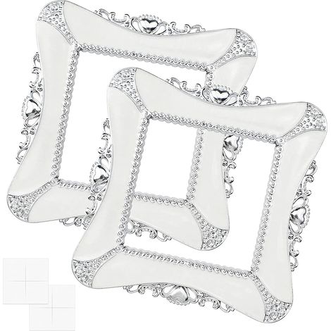2 Pcs Stickers pour Interrupteur Autocollants Carré Interrupteur Lumière Autocollants Décoration pour Prise Interrupteur Autocollant Mural (En Forme de Coeur)
