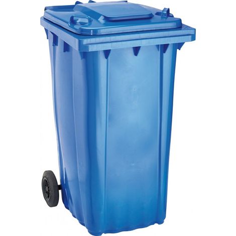 Cubo de baena WAVE 240-l plástico azul