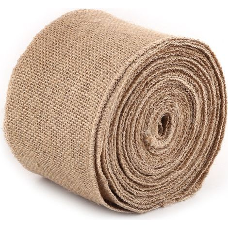 Vintage-Tischläufer aus Jute, 10 m (10 cm) – DIY-Dekoration (1/5)