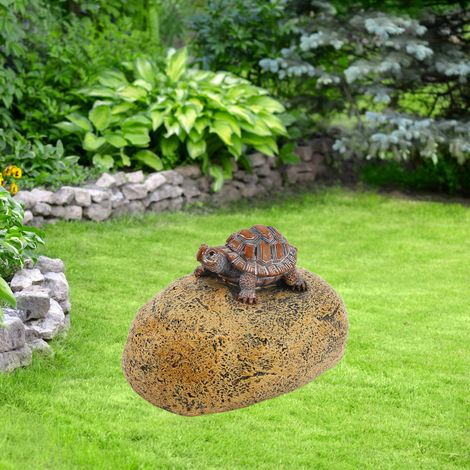 Boîte de Clés Sculpture Tortue Cache-Sécurité Anti-Intempéries Cachée Jardin Yard Décoratif (1/5)