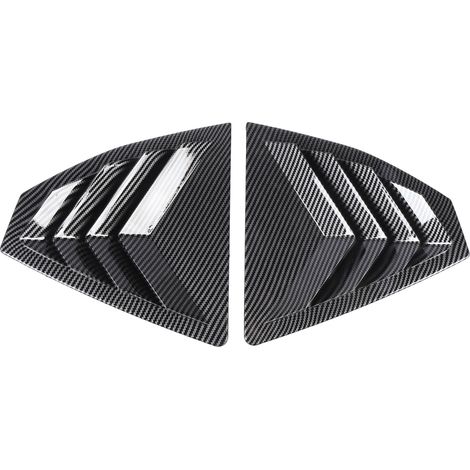 paio di coperture decorative per i finestrini laterali posteriori, in stile fibra di carbonio resistente agli urti, per WRX STI VB 2022 e modelli successivi. (1/5)