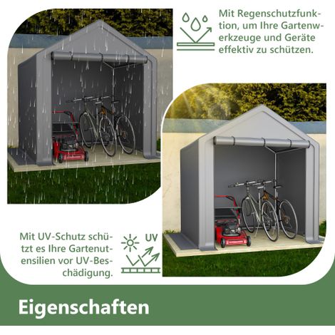 190x170x200cm, Garage pour vélos, Magasins pour appareils, Tente de garage, Jardin