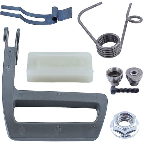 Bande guide de ressort pour manche de frein à chaîne pour Husqvarna 154 254 257 261 262 262XP, poignée de frein à chaîne, kit de manchon de bague pivot, ressort, ressort de retour, bande guide (1/5)