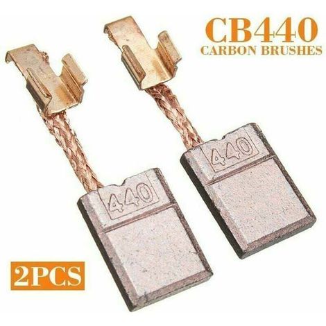 Balais de Charbon pour Moteur - Compatible avec Modèles 18 DHP456, DDF456, BDF452, DTD14 (1/5)
