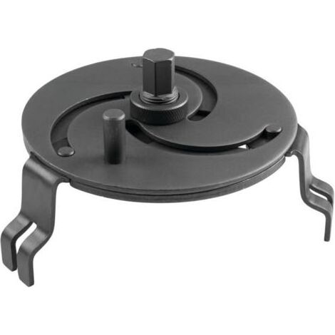 Clé à molette réglable pour couvercle de pompe à carburant de voiture, avec 3 mâchoires, 100 à 170 mm Crezuo (1/4)
