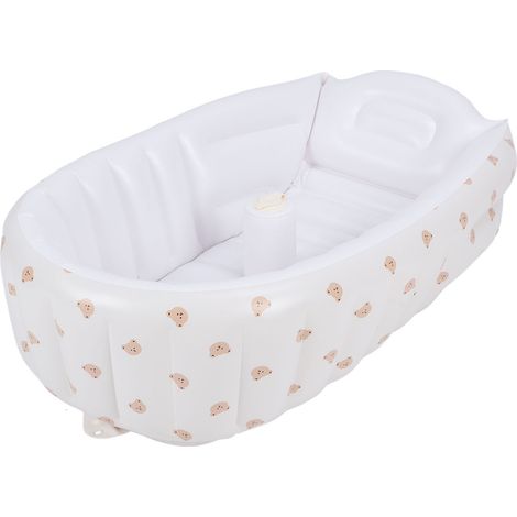 Baignoire gonflable bébé nouveau-né pliable portable siège douche enfant avec pompe à air intégrée Type C (1/5)