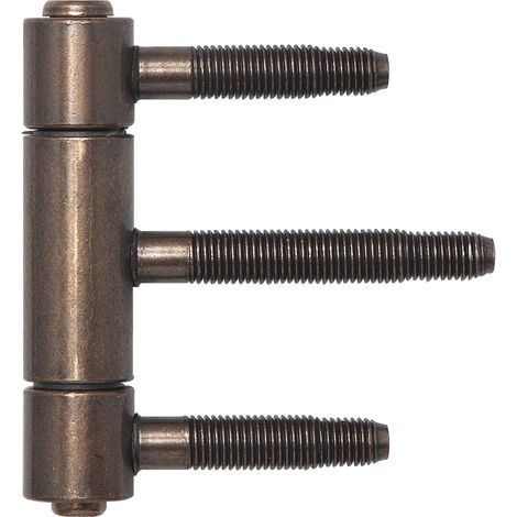 Herkula-Band 3-teilig, mit Aushängesicherung, ø 20 mm, Stahl bronze patiniert