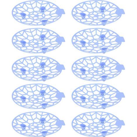 10 Pièces Support de Fruits pour Éviter la Pourriture, Stable et Réutilisable, Cadre Résistant aux Intempéries Bleu (1/5)