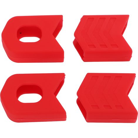 pièces de protection pour manivelle, durables, portables, efficaces, compactes, stables, légères et remplaçables, pièces de vélo rouges (1/5)