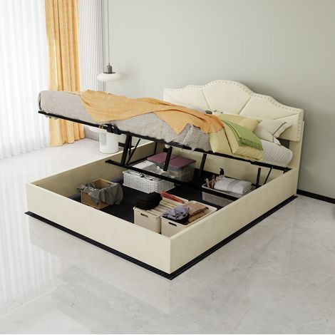 Canapé d’angle modulable 238x152 cm velours côtelé vert, sans montage pour salon - CHICFURN (1/5)