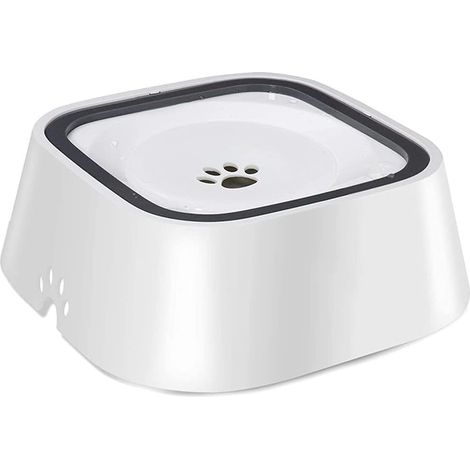 Gamelle pour animaux - Gamelle flottante 1,5 L - Anti-débordement - ABS et PP non toxiques - Pour boire à son rythme - Chats et chiens (1/5)