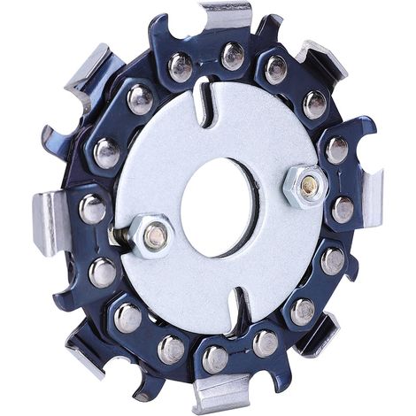 Disque à chaîne pour meuleuse d'angle 2,5 pouces à 8 dents, disque à sculpter le bois, accessoires pour outils de travail du bois