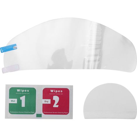 Film protecteur anti-rayures anti-buée pour rétroviseur de moto, lot de 2 autocollants transparents, étanche pour conduite sécurisée (1/5)