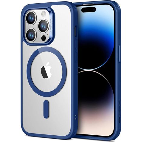 Handyhülle MagSafe HaloLock Hybrid iPhone 14 Pro Klares Blau (1/5)