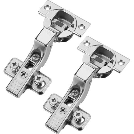 BLUM Topfband 110° mit Schließautomatik inkl. Montageplatte 173L8100 und Systemschrauben, Innenanschlag 71B3750, 2er Set