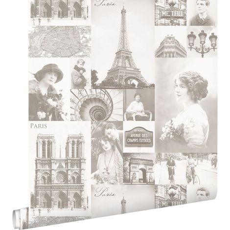 papier peint Paris beige - ESTAhome (1/5)