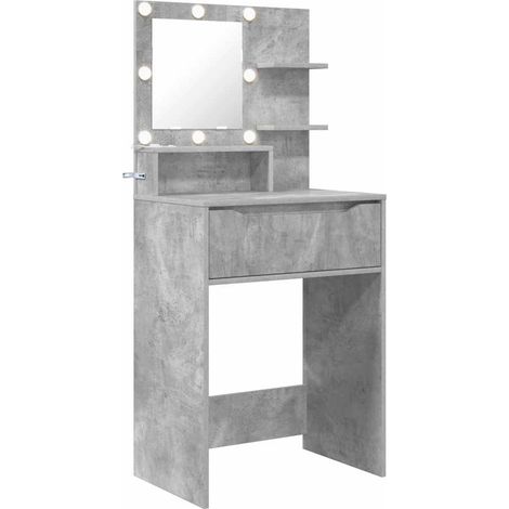 Maison Exclusive - Tavoli da Trucco per Camera da Letto Grigio cemento