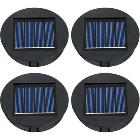 Lampes Solaires de Rechange, Panneau Solaire Lanterne Couvercle de Rechange, 4PC Lampe Solaire de Rechange pour Lantern 8cm,Remplacement de Couvercles (1/5)