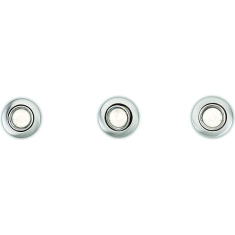 ENIF SET 3 FARETTI INCASSO ORIENTABILI NICKEL SENZA LAMPADA (1/2)