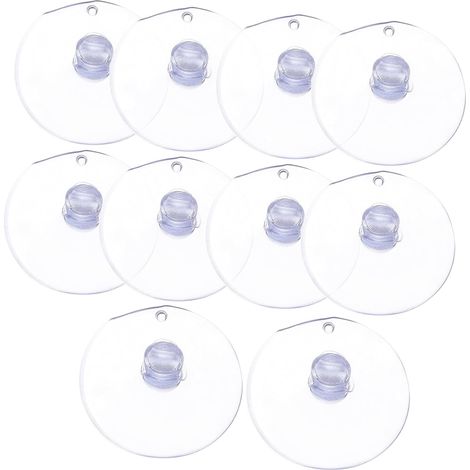100pièces Ventouses pour Plateaux de Table Verre Ventouses pour Fenêtres Haute Résistance Petites Pvc Accessoires Polyvalents