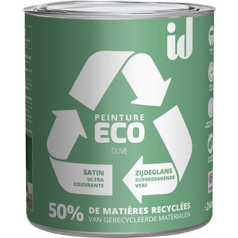 PEINTURE ECO RESPECTUEUSE  SATIN OLIVE 2L - ID Paris (1/2)