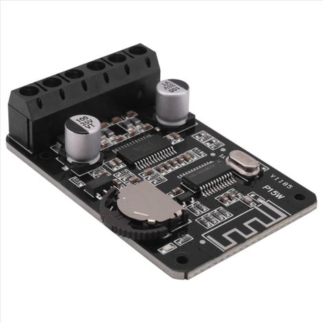 Convient pour la carte d'amplificateur de puissance stéréo Bluetooth numérique haute résolution XY-P15W 20W 12V/24V (sans boîtier) (1/3)