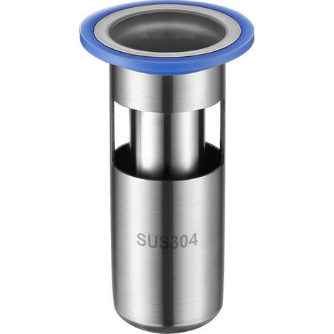 Siphon de sol pour douche, grattoir de sol anti-odeurs, pour salle de bain, lave-linge, toilettes, douche et cuisine (grand, long) (1/5)