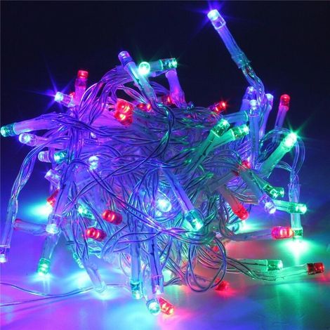 20M 200LED Guirlande Noel Fairy LED String Light étanche 220V LED (multicolore, 20M 220V) Prise EU,pour l'intérieur et l'extérieur, décoration de vacances (1/5)
