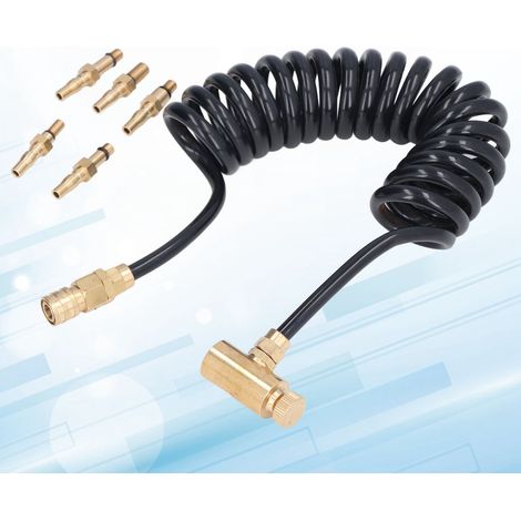 Kit adaptateur pour pistolet à air comprimé Softball compatible avec les cartouches de gaz vertes et les tuyaux spiralés (1/5)