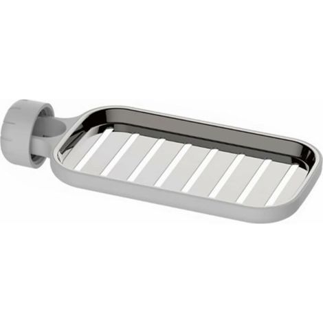 Abtropfgestell für Küchenarmaturen, Edelstahl, Schwammhalter, Bürstenhalter, Ablage für Spülbecken, Shampoo-Ablage, Abtropfgestell aus Stahl (1/5)