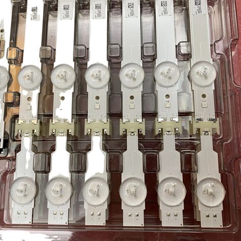 Ruban LED, Longueur de 1128 mm, 14 Barres LED par Ruban, Compatible avec Plusieurs Modèles de Téléviseurs, Matériau en Cuivre, Type d'Accessoire Diode (1/5)