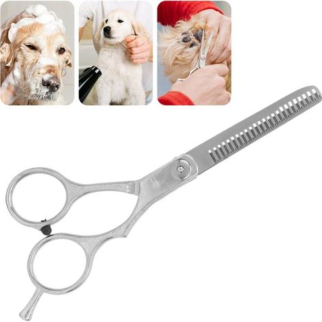 Professionelle Edelstahl-Pflegeschere für Hunde, Katzen und langhaarige Haustiere (1/5)