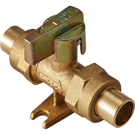 Vanne d'arrêt Gaz NF butane/propane 20 bar - à souder en 12 - Favex (1/2)