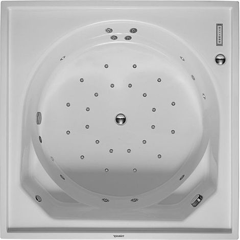 Receveur de douche-Whirlwanne BLUE MOON 520 l 140x140 blanc Combi-Syst E