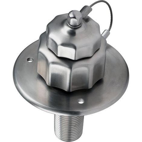 Entrée d'eau RV City 3/4 pouces GHT femelle 1/2 pouces NPT mâle 3 pouces, connexion à bride avec clapet anti-retour pour bateau remorque (1/5)