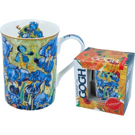 Taza clásica de porcelana NUEVA taza con lirios de Van Gogh PARA té o café (1/5)