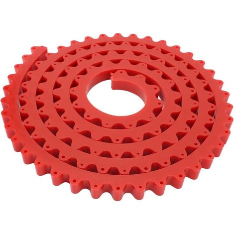 Profilierleiste für die Holzbearbeitung, flexible Kurvenschablone, Führungszahnradkettendesign, einstellbares festes Konturwerkzeug für komplexe Formen für (1 m) (1/4)