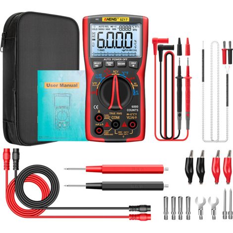 SZ17 Digitalmultimeter, 6000 Counts, True RMS, automatische Bereichswahl