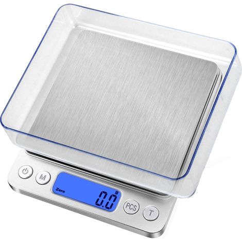 Balance de cuisine numérique, 3 kg/0,1 g, mini balance de cuisine électrique,balance de precision pour ingrédients, café, small kitchen Scale (1/5)