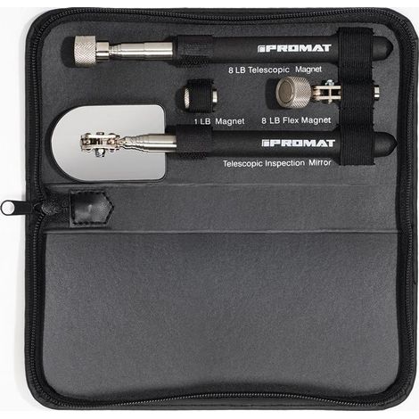 Set de miroirs d'inspection longueur totale 635 mm 4 pièces