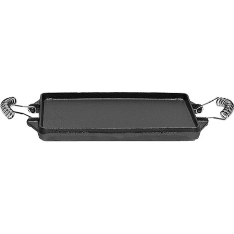 Plancha rectangular de hierro fundido esmaltada - 27x47 cm