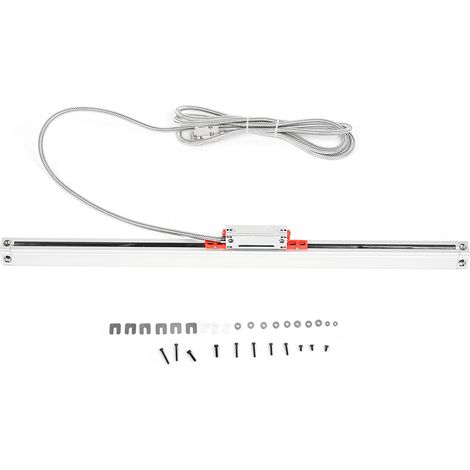 Règle linéaire haute précision 520mm avec accessoires, pour fraiseuse et tour CNC, mesure exacte, échelle numérique de qualité, kit complet 1 pièce. (1/5)